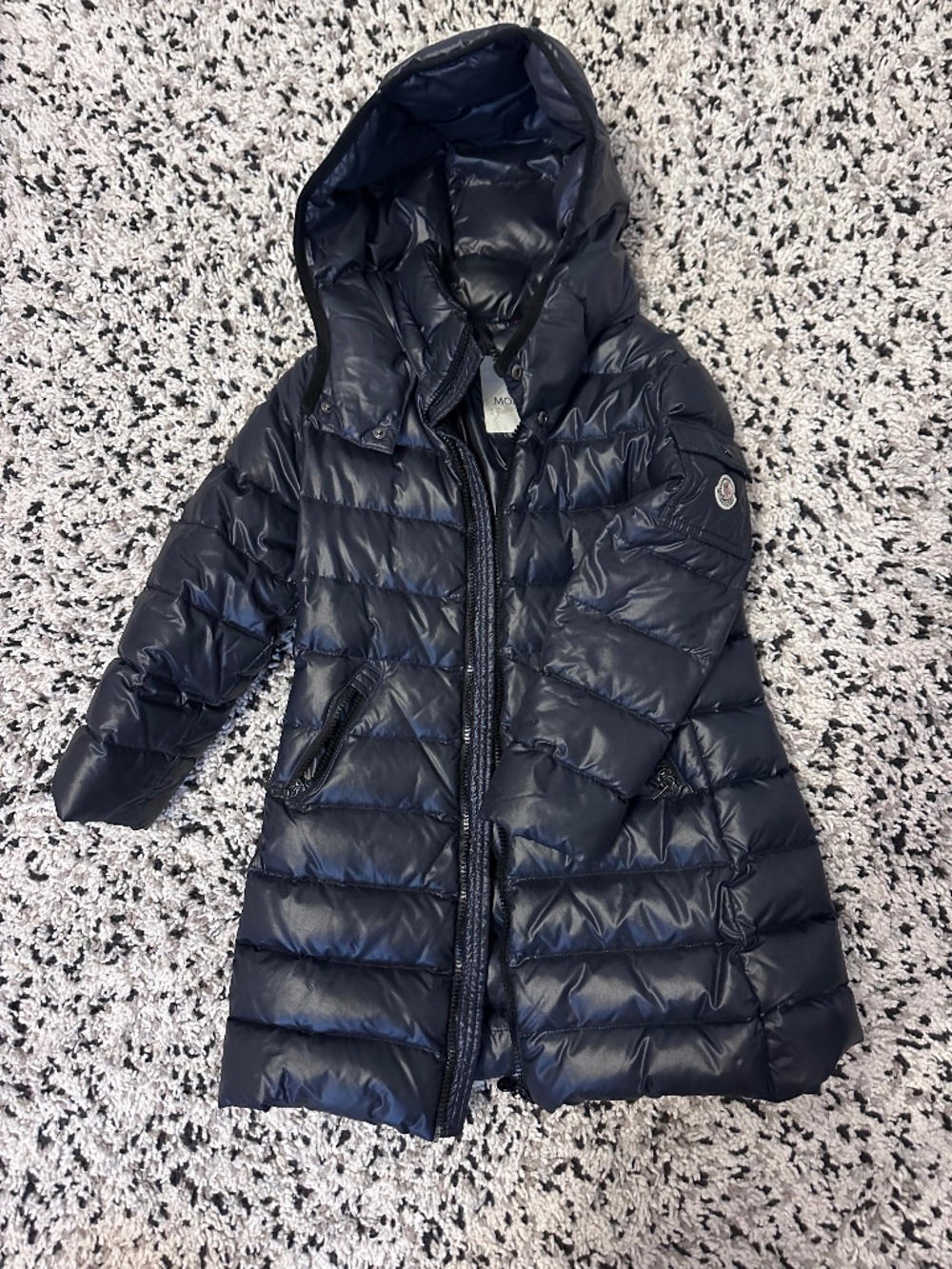 Girls’ Moncler Moka Jacket – Black | Size 6Y